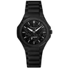 Image de Montre Qua Homme Graphite Noir Cadran Noir Bracelet Acier Noir 24 Mm