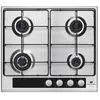 Image de Continental Edison CECTG4VIX Table de cuisson au gaz Inox - 4 foyers