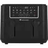 Image de Airfryer Friteuse Ã  air sans huile CONTINENTAL EDISON CERFRSH24002CB - 9 L - Double bacs - 2400W - Noir