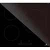 Image de CONTINENTAL EDISON Table induction CETI3B28 3 zones, 6600W - 3 boosters - 3 minuteurs - noir