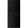Image de RÃ©frigÃ©rateur 4 portes avec distributeur d'eau - 446L - Total No Frost - L79 cm x H 180 cm - Noir - Classe D