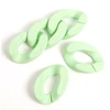 Image de Maillon 20 x 28 mm Acétate Vert Pastel Mat - 6 pcs