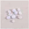 Image de Perle Naturelle Irrégulière Agate Dentelle Bleue - 10 pcs
