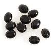 Image de Perle Naturelle Ovale 6 x 8 mm Onyx Noir - 10 pcs