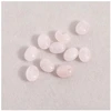 Image de Perle Naturelle Ovale 6 x 8 mm Quartz Rose - 10 pcs