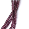 Image de Perles de Bohème sur Fil - Facettées Violine Transparent 2 x 4 mm