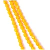 Image de Perles de Bohème sur Fil - Rondes Facettées Orange Opaque 4 mm