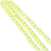 Image de Perles de Bohème sur Fil - Rondes Facettées Vert Lime Transparent 4 mm