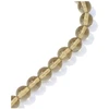 Image de Perles de Bohème sur Fil - Rondes 8 mm Taupe Transparent
