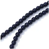 Image de Perles de Bohème sur Fil - Rondes 6 mm Bleu Nuit Opaque