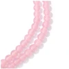 Image de Perles de Bohème sur Fil - Rondes 6 mm Rose Pastel Transparent