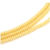 Image de Perles de Bohème sur Fil - Donuts Ivoire 2 x 4 mm