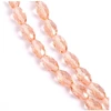 Image de Perles de Bohème sur Fil - Olive Facettée 12 x 8 mm Pêche Transparent