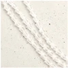 Image de Perles de Bohème sur Fil - Olive Facettée 6 x 4 mm Transparent