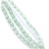 Image de Perles de Bohème sur Fil - Olive Facettée 6 x 4 mm Vert Sauge Transparent