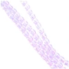 Image de Perles de Bohème sur Fil - Olive Facettée 6 x 4 mm Violet Transparent