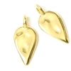 Image de Pendentif Goutte Doré à l'or fin 24K - 2 pcs