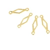 Image de Connecteur Losange Ajouré Doré à l'or fin 24K - 4 pcs