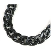 Image de Chaine Maillons XL Acétate Noir 45 cm