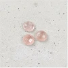 Image de Pendentif Rond Facetté 6 mm Pierre Naturelle Quartz Fraise