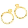 Image de Pendentif Anneau Doré à l'or fin 24K - 2 pcs