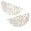 Image de Pendentif Demi-Cercle 30 mm Argenté 925 - 2 pcs