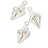 Image de Coquillage Argenté 925 - 4 pcs