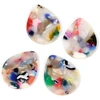 Image de Pendentif Goutte 23 x 29 mm Acétate Colorfull - 2 pcs