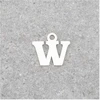 Image de Pendentif Lettre W - Argent Massif 925