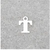 Image de Pendentif Lettre T - Argent Massif 925