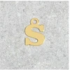 Image de Pendentif Lettre S - Argent Massif 925 Doré à l'or 24K