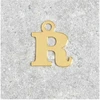 Image de Pendentif Lettre R - Argent Massif 925 Doré à l'or 24K