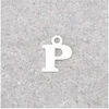 Image de Pendentif Lettre P - Argent Massif 925