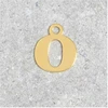 Image de Pendentif Lettre O - Argent Massif 925 Doré à l'or 24K