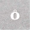 Image de Pendentif Lettre O - Argent Massif 925