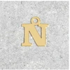 Image de Pendentif Lettre N - Argent Massif 925 Doré à l'or 24K
