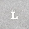 Image de Pendentif Lettre L - Argent Massif 925
