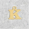 Image de Pendentif Lettre K - Argent Massif 925 Doré à l'or 24K
