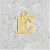 Image de Pendentif Lettre E - Argent Massif 925 Doré à l'or 24K