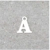 Image de Pendentif Lettre A - Argent Massif 925