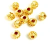 Image de Perle Ethnique Doré à l'or fin 24K - 6 pcs