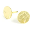 Image de Clou d'oreille Doré à l'or fin 24K - 2 pcs