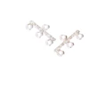 Image de Connecteur Multirang 3 Anneaux Argenté 925 - 4 pcs