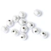 Image de Perle Ronde Texturée 6 mm Argenté 925- 8 pcs