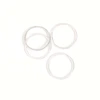 Image de Anneau Fermé 15 mm Argenté 925 - 8 pcs