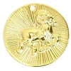 Image de Pendentif Signe Astrologique Bélier Doré à l'or fin 24K