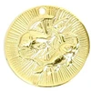 Image de Pendentif Signe Astrologique Poisson Doré à l'or fin 24K