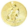 Image de Pendentif Signe Astrologique Verseau Doré à l'or fin 24K