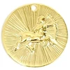 Image de Pendentif Signe Astrologique Sagittaire Doré à l'or fin 24K