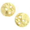 Image de Pendentif Martelé 3 Étoiles Doré à l'or fin 24K - 2 pcs